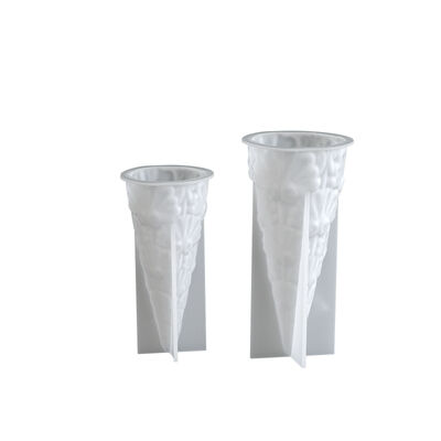 Cone Butterfly Pattern Drop Glue Mold DIY Aromatherapy Gypsum Ice Cream Tube Candle Ornament Silicone Mold