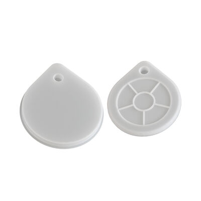 Simple Feng Shui Drip Cup Mat Tray DIY With Hanging Hole Stackable Resin Gypsum Cup Mat Silicone Mold
