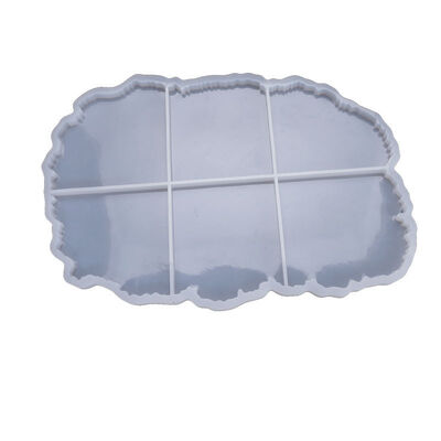 DIY Crystal Dropper Mold Irregular Table Wave Coaster Handmade Jewelry Table Silicone Mold