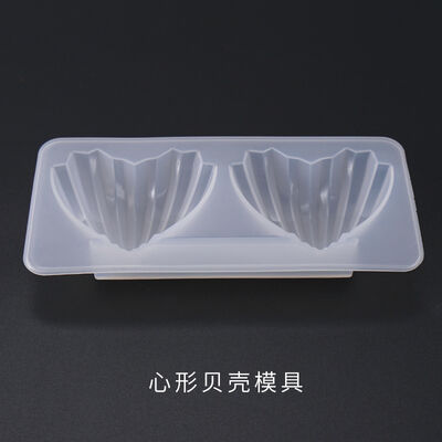 DIY Crystal Dropper Mold, Ocean Series Shell Mold, Heart-shaped Shell Mirror Silicone Mold