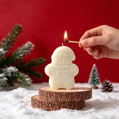 Christmas Listing Aromatherapy Gypsum Ornament Silicone Mold Santa Claus Elk Snowman Candle Mold