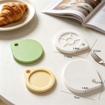 Ins Style Suspended Droplet Shaped Coaster Silicone Mold DIY Aromatherapy Gypsum Coffee Pad Insulation Pad Mold