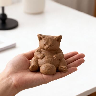 Hug Belly Raccoon Silicone Mold, Gypsum Cement Aromatherapy Candle Ornament DIY Dropper Mold, Cross-border Exclusive