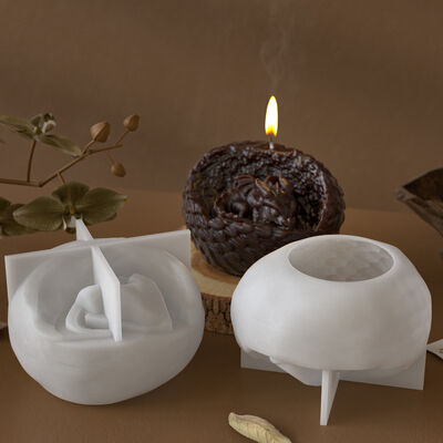 Aromatherapy Gypsum Dinosaur Egg Baby Candle Silicone Mold DIY Cracked Shell Dinosaur Cub Candle Mold