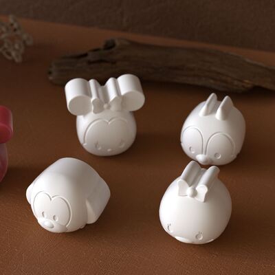 Cartoon 3D Chicken Duckling Small Animal Aromatherapy Gypsum Candle Mold DIY Key Pendant Mold