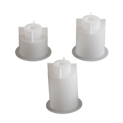 DIY Crystal Drip Glue Circular Large, Medium, Small Candle Holder Base Decoration Aromatherapy Gypsum Table Silicone Mold