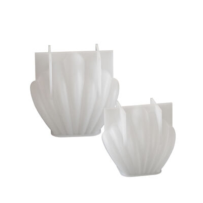 DIY Crystal Dropping Glue 3D Stereoscopic Aromatherapy Gypsum Candle Size Shell Platform Silicone Mold Wholesale