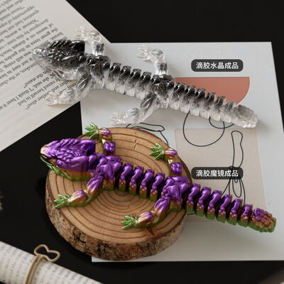 DIY Crystal Dropper Mirror Hinged Dragon Crystal Dragon Joint Dragon Crystal Cluster Dragon Silicone Mold Wholesale