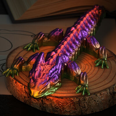 DIY Crystal Dropper Mirror Hinged Dragon Crystal Dragon Joint Dragon Crystal Cluster Dragon Silicone Mold Wholesale