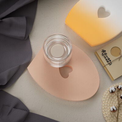 DIY Crystal Dropper Love Egg Shaped Coaster Grinding Tool Easter Aromatherapy Gypsum Candle Silicone Mold