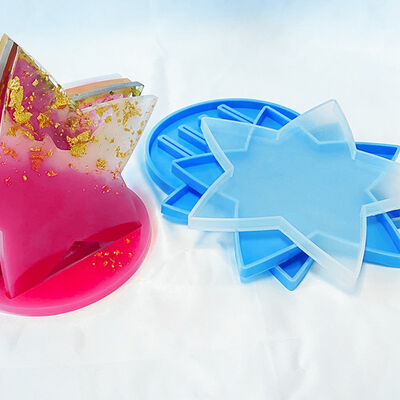 DIY Pentagram Dropper Cup Holder, Gypsum Cup Holder, Cup Storage Rack, Liquid Silicone Mold