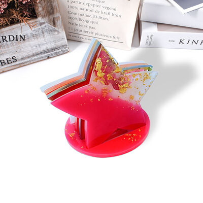 DIY Pentagram Dropper Cup Holder, Gypsum Cup Holder, Cup Storage Rack, Liquid Silicone Mold
