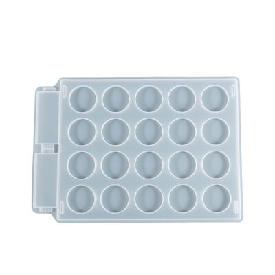 DIY Crystal Dropper 20 Grid Calligraphy And Painting Bracket Acrylic Sheet Vinyl Roll Storage Rack Silicone Mold