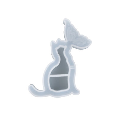 DIY Crystal Resin Mold Cat Fish Tail Pendant Flowing Sand Accessory Silicone Mold Wholesale In Stock