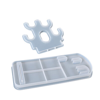 DIY Crystal Resin Storage Rack Mold For Kitchen Knives And Spoons Silicone Mold In Stock