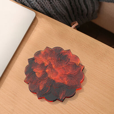 DIY Crystal Dropper Mold Mandala Coaster Home Table Silicone Mold Spot Wholesale