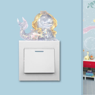 DIY Crystal Dropper Mold Starfish Shell Mermaid Switch Sticker Silicone Mold Spot Wholesale
