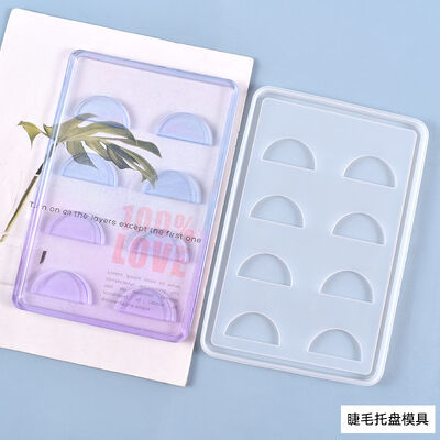 DIY Crystal Dropper Mold, Self-made Eyelash Tray, Silicone Mold Manufacturer, Direct Sales, Spot Wholesale