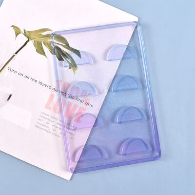DIY Crystal Dropper Mold, Self-made Eyelash Tray, Silicone Mold Manufacturer, Direct Sales, Spot Wholesale