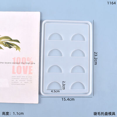 DIY Crystal Dropper Mold, Self-made Eyelash Tray, Silicone Mold Manufacturer, Direct Sales, Spot Wholesale