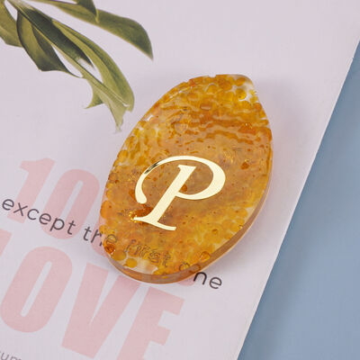 DIY Crystal Dropping Gel Mold Pendant Lemon Pendant Handmade Jewelry Pendant Mirror Silicone Mold
