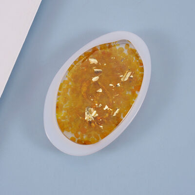 DIY Crystal Dropping Gel Mold Pendant Lemon Pendant Handmade Jewelry Pendant Mirror Silicone Mold