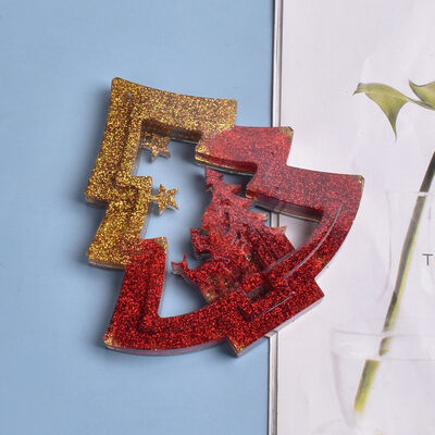 DIY Crystal Epoxy Mold, Christmas Tree Room Hanging Decoration, Creative Handmade Silicone Mold