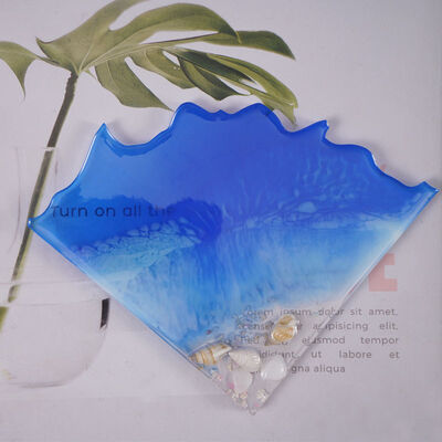 DIY Crystal Epoxy Mold, Irregular Tableware, Cup Mat, Splicing Jewelry, Decorative Mirror, Silicone Mold