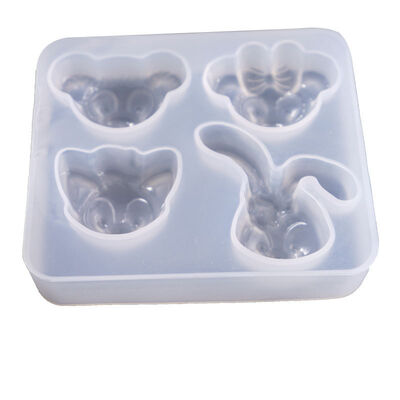 Epoxy Mold, DIY Full-plate Bear Mold, Multi-size Rabbit Mold, Decorative Piece