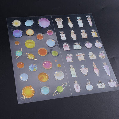 Mobile Phone Decal Material, Transparent Material, Sticker, Perfume Planet Crystal Sticker, Crystal Epoxy