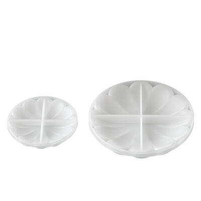 Petal Flower Tray Silicone Mold DIY Aromatherapy Plaster Storage Tray Decorative Item Accessory Epoxy Mold