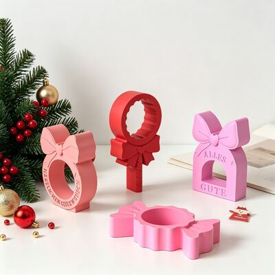 Hollow-out Bowknot Candy Gift Tag Silicone Mold DIY Aroma Diffuser Pendant Epoxy Mold