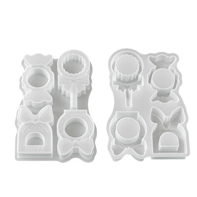 Hollow-out Bowknot Candy Gift Tag Silicone Mold DIY Aroma Diffuser Pendant Epoxy Mold