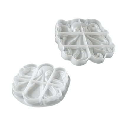 Ins Ocean Wind Octopus Octopus Octopus Grid Jewelry Storage Tray DIY Aromatherapy Gypsum Pendant Mold