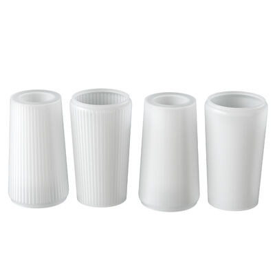 Small Size Dropper Smooth Striped Vase Pen Holder Storage Box Aromatherapy Gypsum Candle Cup Silicone Mold