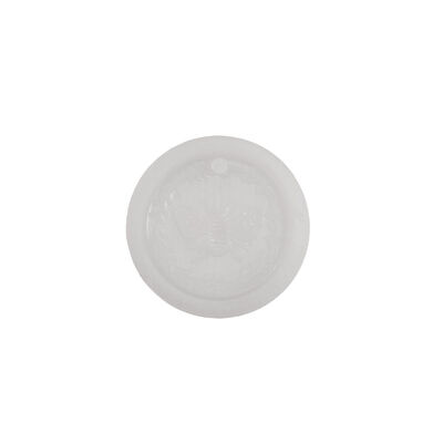 Embossed Bee Circular Hanging Silicone Mold DIY Gypsum Fragrance Stone Car Pendant Drip Glue Mold