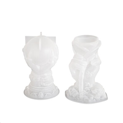 DIY Halloween Rose Ghost Hand Pendant Magic Claw Ghost Handball Aromatherapy Gypsum Candle Dropping Silicone Mold