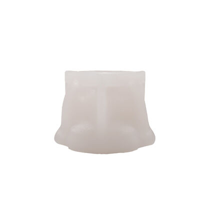 Ins Cute Lop-eared Rabbit Candlestick Silicone Mold, Three-dimensional Rabbit Aroma Candle Cup Mold, Plaster Potted Plant Mold