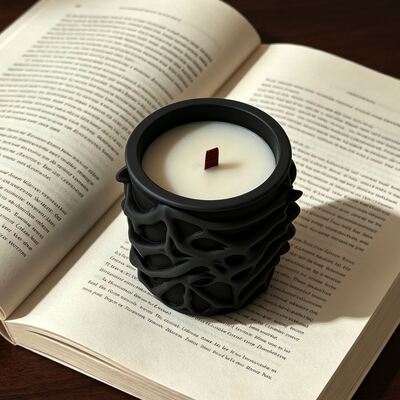 3D Bone Storage Jar Silicone Mold DIY Halloween Skeleton Aromatherapy Candle Cup Gypsum Mold