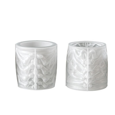 3D Bone Storage Jar Silicone Mold DIY Halloween Skeleton Aromatherapy Candle Cup Gypsum Mold