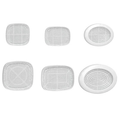 Ins Woven Tassel Coaster Silicone Mold DIY Oval Square Gypsum Aromatherapy Pad Drip Glue Mold