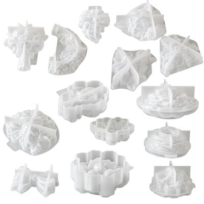 Ins Style Multiple Flower Clusters, Fragrant Flowers, Car Decorations, Decorative Ornaments, Drip Glue Gypsum Silicone Molds