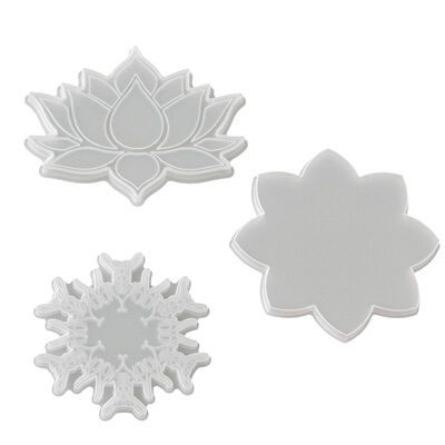 Ins Wind Flower Lotus Snow Cup Mat Platform Silicone Mold DIY Aromatherapy Gypsum Dropping Mold