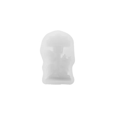 Happy Christmas Road Sign Snowman Silicone Mold Deer Penguin Aromatherapy Candle Gypsum Mold