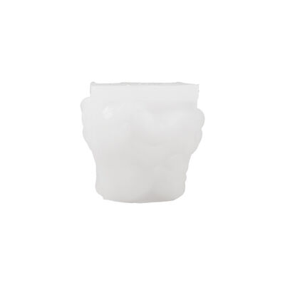 Rose Wave Lace Bow Candle Silicone Mold DIY Aromatherapy Gypsum Dropping Pendant Mold