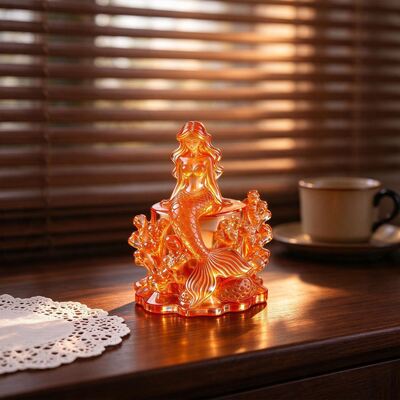 Coral Mermaid Silicone Mold DIY Aromatherapy Candle Gypsum Ocean Wind Mermaid Ornament Mold