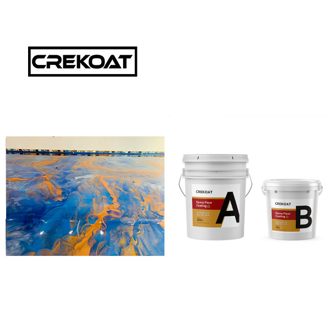 Roller 100% Solids Epoxy Floor Coating Cleanable Pure Epoxy Coating
