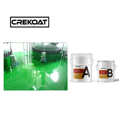 Eco Friendly Solvent Free Self Leveling Epoxy Floor Paint Solid Colors