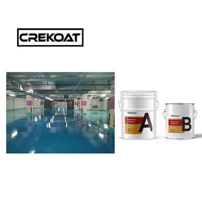 Spray Heavy Duty Industrial Epoxy Floor Coating High Gloss Low Odor