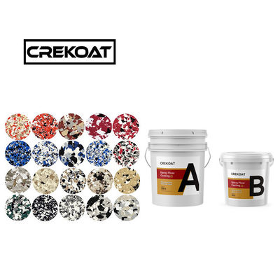 Defoaming High Gloss Epoxy Spray Paint Non Toxic Durable Resinous Floor Coatings